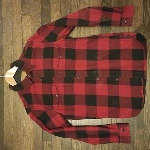 American Eagle, Size Small, Red & Black Lumberjack